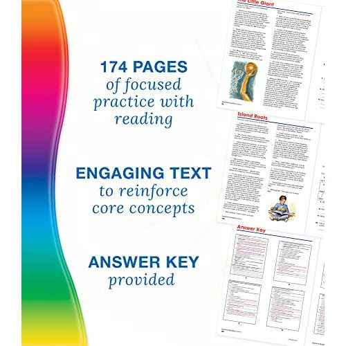 Spectrum Grade 6 Reading Workbook, Books for 6th Graders With Nonfiction and Fiction Passages and Learning Activities, Classroom or Homeschool Curriculum