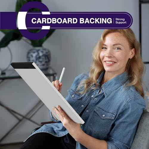 24 Pack Legal Pads 8.5 x 11 College Ruled Note Pads 8.5 x 11 Notepads 8.5 x 11 Micro Perforated Writing Pads 8.5 x 11 Pads of Paper Lined White Paper, 50 Sheets per Notepad for Home, Office, School