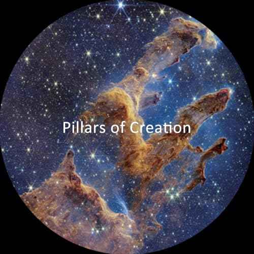 Realistic Discs - Discs for Ainael Meteor and Galaxy Projector, 5k Ultra HD Slide for Home Planetarium, 6 Discs Set Without Projector (Nebula 3)