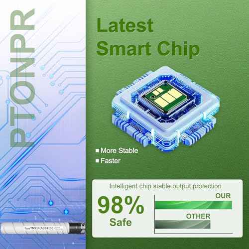 TN514K TN514 Toner Cartridge Black A9E8130 High Yield Replacement for Konica Minolta TN-514 BizHub C458 C558 C658 C258 C308 C368 Printers (1-Pack)
