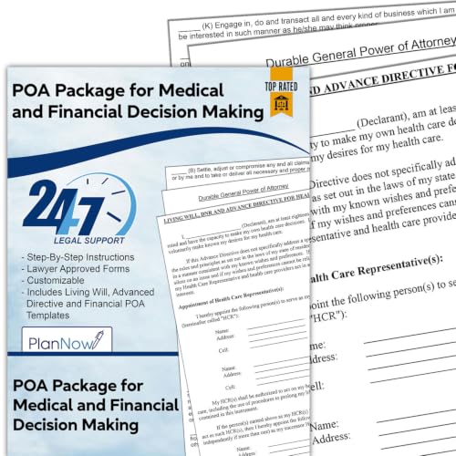 Medical & Financial Power of Attorney Forms with Advance Directives – PlanNow