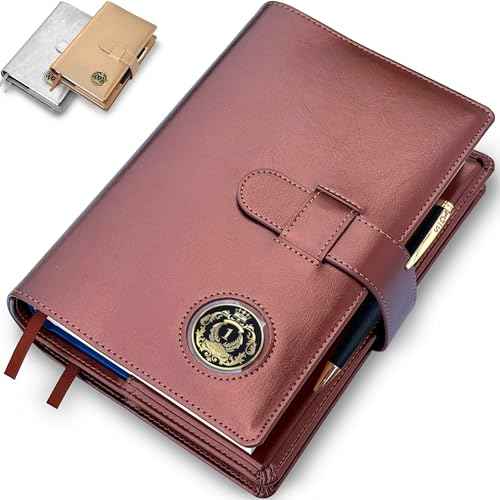 GALILEO¢ç Double AA Big Book Cover & 12 Steps & 12 Traditions | PU Leather | Coin Holder | AA Book Covers for Hardcover | AA Gift | Alcoholics Anonymous (Coin Pocket/Copper)
