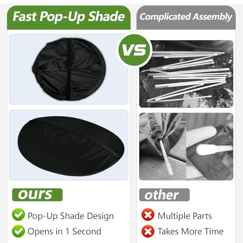 55-Inch Adjustable Desk Shade for Overhead Light & Airflow (CKAGF 55IN)
