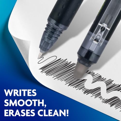 Pilot FriXion Synergy Clicker Erasable Gel Pens 0.5mm Black 5-Pack