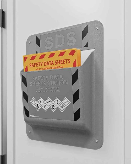 Yellow Safety (YS), 3 Pack, SDS Binder - 2024 Requirements, Heavy Duty 1.5 Inch, 3 Ring Safety Data Sheet SDS Binder