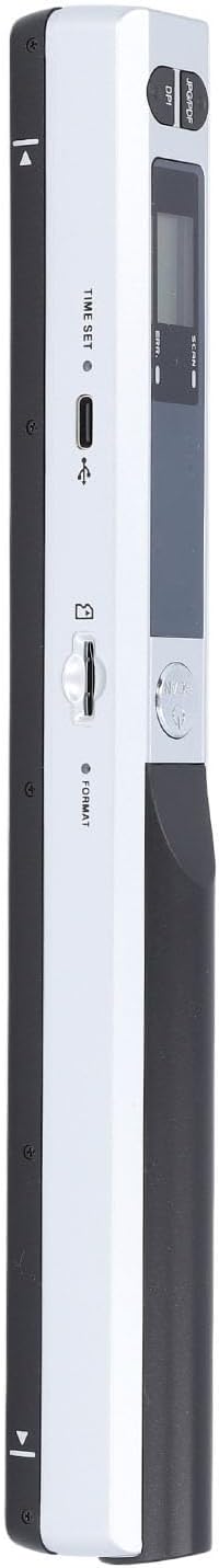 Skiennix Handheld Document Scanner - Portable A4 HD 900DPI Color Scanner for Home & Travel (Silver)