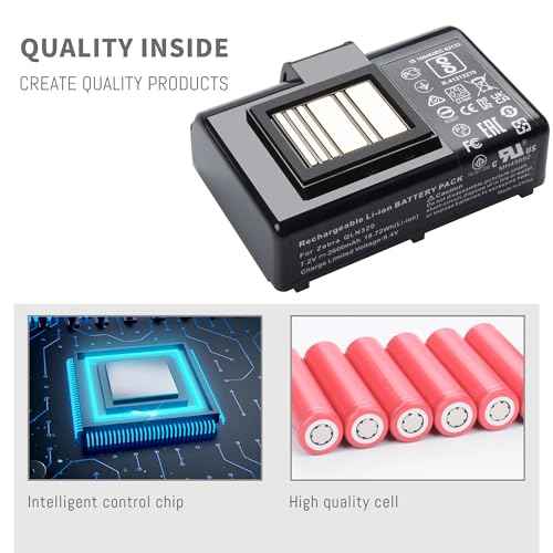 2Pack Printer battery for Zebra Printer ZQ610 QLN320 QLN220 QLN220(HC) QLN320HC ZQ500 ZQ510 ZQ520 ZQ521 ZQ610 ZQ620 ZR628 ZR638 ZQ658 ZQ668 PN BTRY-MPP-34MA1-01 P1031365-021 P1031365-025 7.4V 3400mah