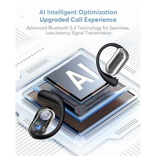 AI Language Translation Earbuds Real-Time, 144 Languages & Accents, Audifonos Traductores Ingl?s Espa?ol, Compatible with iOS & Android, Ideal for Travel, Business, Learning, Matte Black