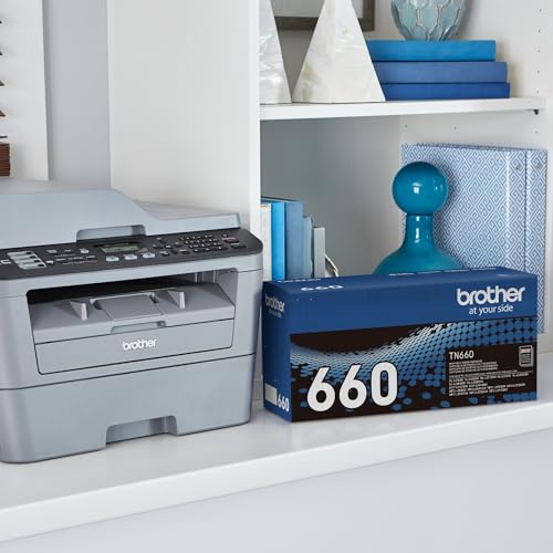 Brother TN660 High Yield Black Toner Cartridge - 1 Pack for Laser Printers