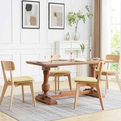 Sweet Home Collection Cushion Premium Memory Foam for Enhanced Comfort and Support Non Slip Stay in Place Backing for Office, Dining & Mobility Chairs, 2 Pack, Yellow