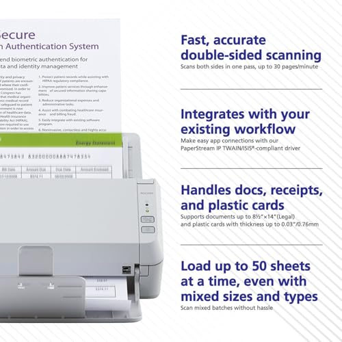 Ricoh SP-1130N High-Speed Duplex Document Scanner with Ethernet & USB