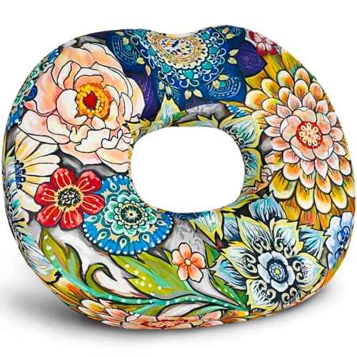 Donut Pillow for Tailbone Pain, Hemorrhoid Pillow for Sitting, Memory Foam Donut Hemorrhoids Seat Cushion for Tailbone Pain Relief & Women Postpartum Pregnancy