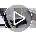 JUKFITA Black Office Chair Arm Pads 9.5 x 3.2 x 1.2 in with Linen Cover, 2-Pack