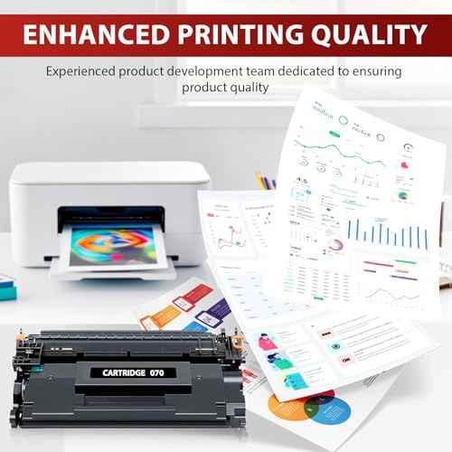 070 Toner Cartridge Compatible for Canon 070 070H Toner Cartridge CRG070 CRG070H for imageCLASS MF465dw MF462dw LBP246dw LBP247dw Printer High Yield 2,900 Pages 1 Pack