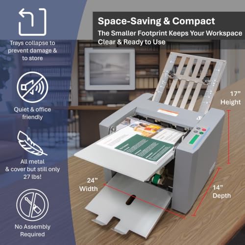 Formax FD 314 Desktop Paper Folder - Up to 250 Sheets, 7700/hr, LCD Control