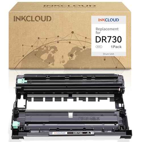 DR730 Drum Unit Compatible Replacement for Brother DR730 DR 730 760 Work with HL-L2350DW HL-L2395DW HL-L2390DW HL-L2370DW HL-L2370DWXL MFC-L2750DW MFC-L2710DW DCP-L2550DW Printer