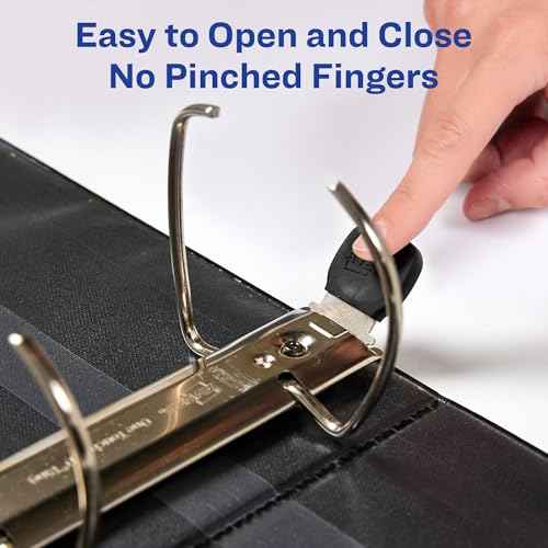 Avery Heavy-Duty View 3 Ring Binder, 5 Inch One Touch EZD Rings, 2.3/4.8 Inch Spine, 1 Chartreuse Binder (79815)