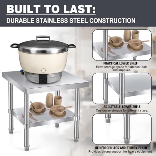 Tudomro Stainless Steel Gas Rice Cooker Stand 20 x 20 x 20 in