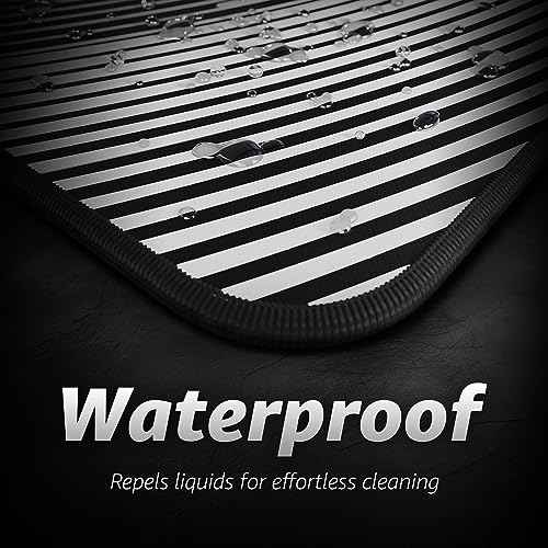 Hystar¢ç Extended Gaming Mouse Pad | XXL 36" x 16" | 5mm Thick, Waterproof Surface, Smooth Polyester Fabric, and Natural Rubber Base | Abyss