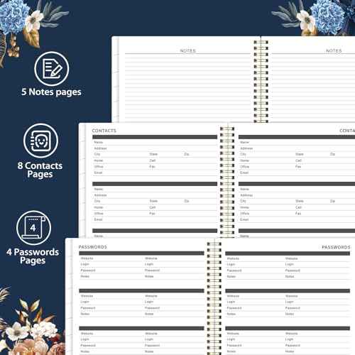 2026 Monthly Planner - 9'' x 11'', Monthly Planner/Calendar 2026, from Jan.-Dec. 2026, 12 Month Calendar with Tabs, Premium Paper, Twin-wire Binding, Inner Pocket, Note Pages