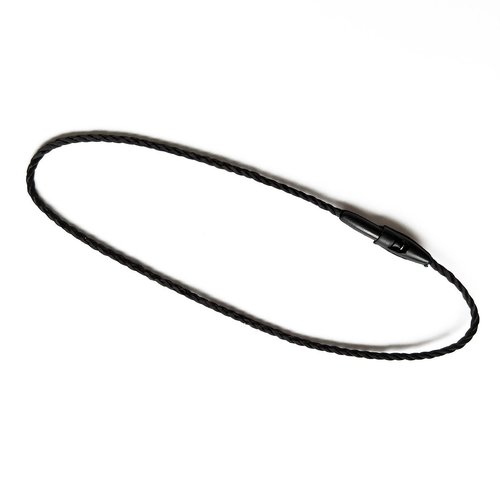 LGEGE 500 pcs 7.5-inch Black Hang Tag Nylon String Snap Lock Pin Loop Fasteners Hook Ties
