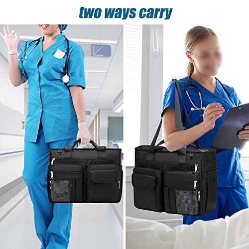 Gatycallaty Nurse Tote Bag for Women First Aid Organizer with Multi-Pockets, Healthcare Work Travel Essentials Nursing Gifts