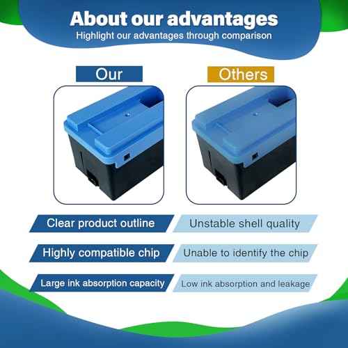 MC-30 Maintenance Cartridge Replacement for Canon imagePROGRAF PRO-2100 4000 4100 6000 6100 TX-3000 3100 4000 4100 GP-2000 TX-5200/5300/5400 and Canon Pro 520/521/540/541/541S/560/561/561S Printers
