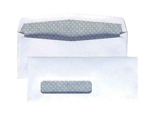 Staples 918179 Left Window Security-Tint Gummed Check-Size #8-5/8 Envelopes 500/Box