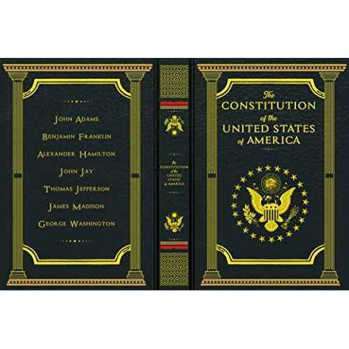Fake Book Box - Small Safe Box with Combination Lock - Hidden Safe in Plain Sight - Diversion Safes - Secret Safes (Constitution) (X-Large)
