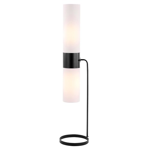 SAFAVIEH Lighting Collection Fierro Modern Black 55-inch Floor Lamp (LED Bulbs Included)
