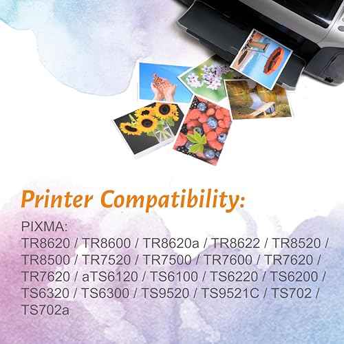 10 Pack 280 281 Ink Cartridge Replacement for PGI 280XXL CLI 281XXL Ink Cartridges (PGBK Black Cyan Magenta Yellow) for TR8620a TR8520 TR8620 TR8600 TR7520 TS6120 TS6220 TS9120 TS6320 Printer