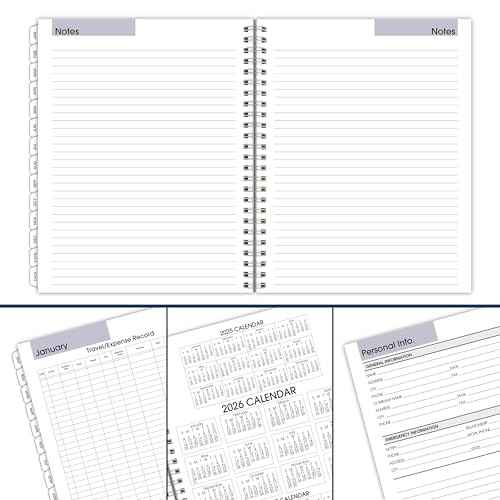AT-A-GLANCE 2026 Planner Refill, Weekly & Monthly, 7" x 8.75", Medium, Executive, DayMinder, Refill for G545 Line Planners (G5455026)