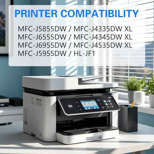 LC406 Ink Cartridge Super High Yeild Compatible for Brother LC406 XL for Brother MFC-J4335DW MFC-J4345DW MFC-J4535DW MFC-J5855DW MFC-J6555DW MFC-J6955DW MFC-J5955DW HL-JF1 Printer