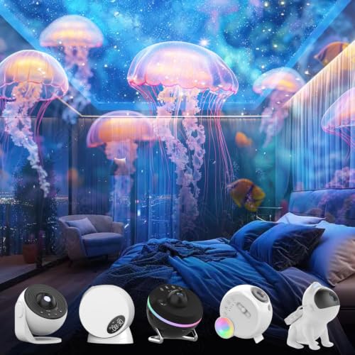 Rusoso Galaxy Projector Discs 6-Pack Replacement Ocean Scenes HD for Night Light Starry Sky