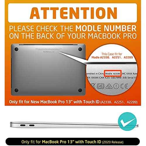 SUPCASE Unicorn Beetle Case for MacBook Pro 13 Inch (2022-2016) M2/M1 A2338 A2251 A2289 A1706 A1708 A1989 A2159, Slim Rubberized TPU Bumper Cover with Touch Bar and Touch ID (Blue)