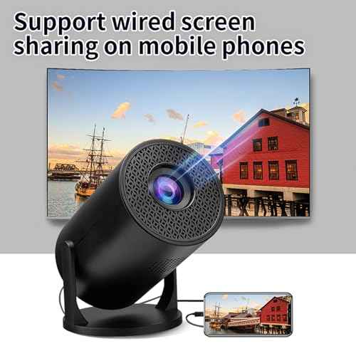 Mini Projector with WiFi, 1080P Full HD Portable Projector, 270¡Æ Adjustable, Video Movie Projector for Android Laptop PC Smartphone