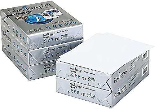 Navigator | NPL11245R Platinum Paper - 99 Brightness, 24lb, 8.5" x 11", 2500 Sheets/Carton