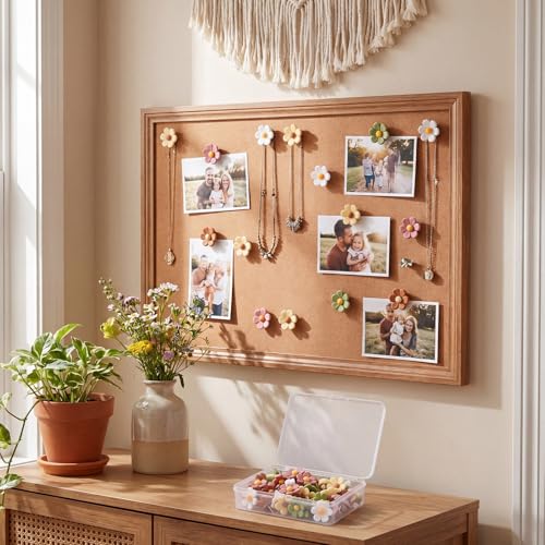 Dispowreath Flower Push Pins 50-pack Boho Small Flower Set