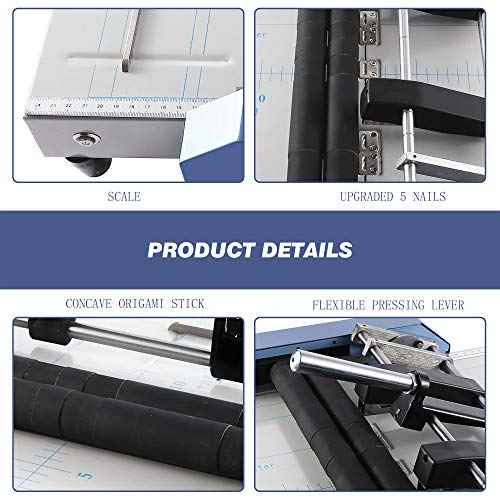 NEWTRY Saddle and Flat Booklet Making/Stapling Machine A3 Size Pamphlet Stapler Paper Folding Machine 2 in 1