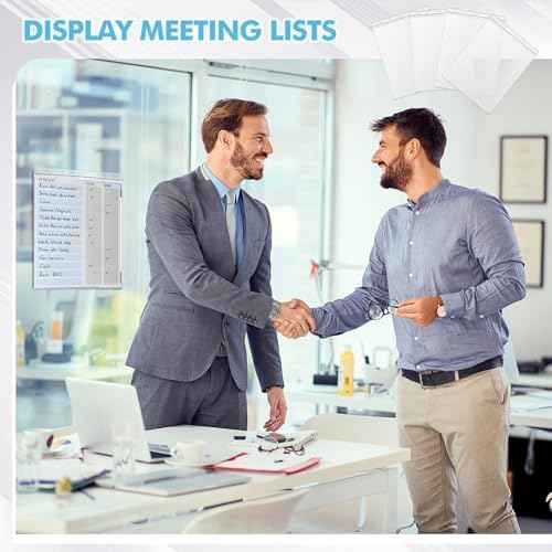 Outus 30 Pcs 8.5" x 11" Job Ticket Holders Page Protectors Waterproof Document Holder Heavy Duty Dry Erase Pocket for Documents, Photos, and Wall Sign Display