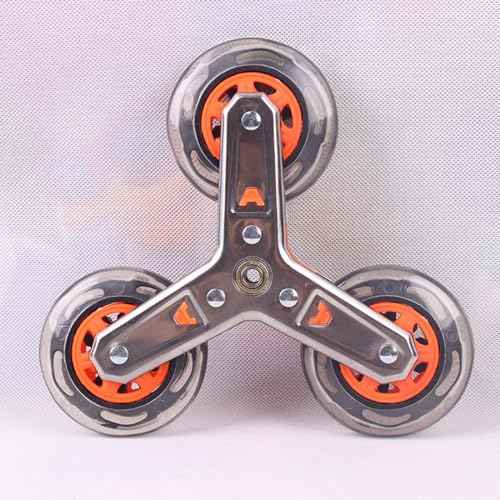 2X Stair Climbing Wheels Shopping Cart Wheels Replacement Accessories,Portable Stair Climber Utility Cart Stair Wheels