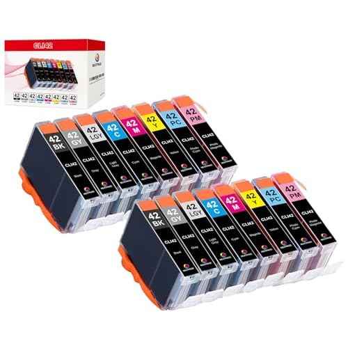 NEXTPAGE CLI 42 Ink cartridges Compatible Ink Cartridges Replacement for Canon CLI-42 CLI42 Use with Pro-100 Pro 100 Printer Professional Inkjet PIXMA PRO-100 Ink 8 Colors 2 Set 16 PCS