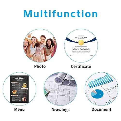 RyhamPaper Thermal Laminating Pouches, Laminating Sheets 8.9 x 11.4-Inches/Letter Size/5 mil, 200 Pack Laminator Sheets for Sealed Document, Cards, Clear Laminated Finish, Round Corner, Waterproof