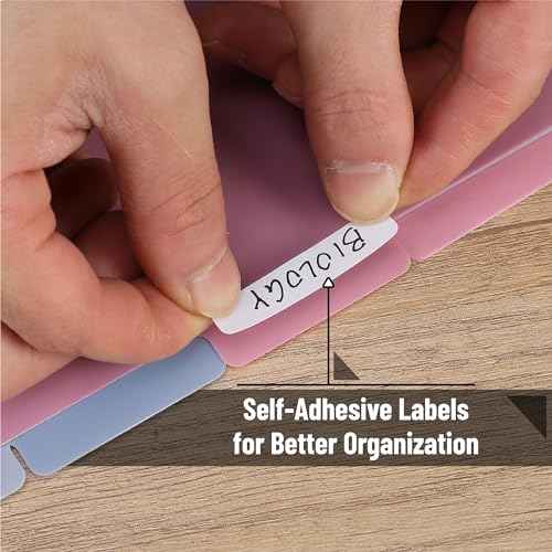 Mr. Pen- Binder Dividers, 6 Tab Dividers, Pack of 2 Sets (12 Dividers Total), Dividers