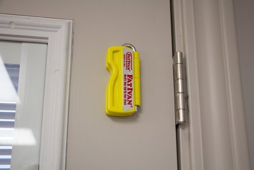 The Original Fat Ivan Fold Up Doorstop Wedge with Magnet Yellow (Pack of 2)