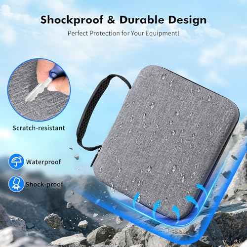 Digital Microscope Carrying Case£¬EVA Microscope Storage Bag Endoscope Case£¬ Compatible with Model DM4 DM7 & Most 4.3'',5'' Digital Microscopes£¬Borecscope Travel Case