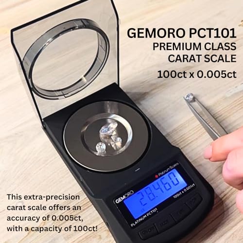 GemOro Digital Carat Scale 100ct, Precise Gem & Diamond Weighing