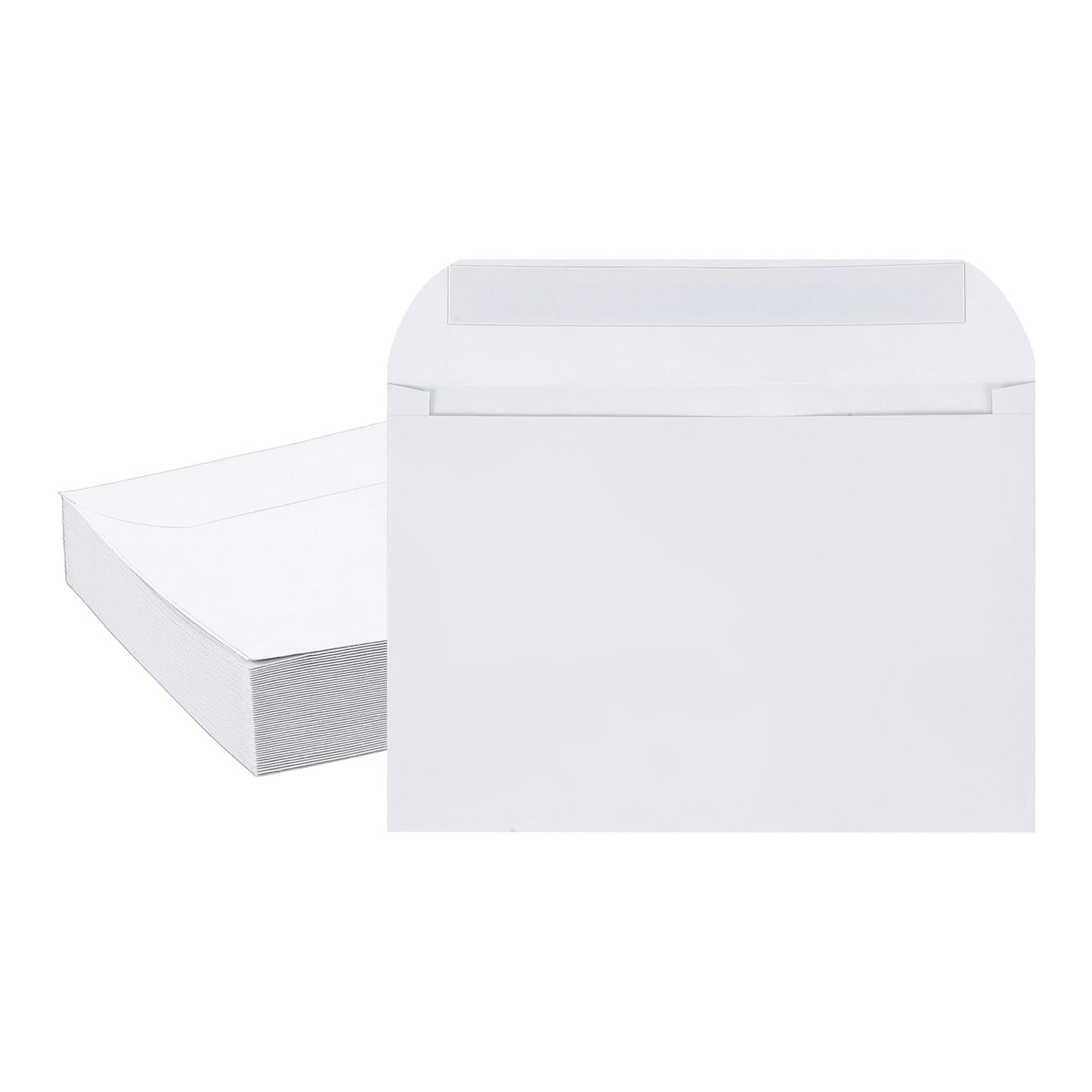 PATIKIL 7.5x5.5 Inch Invitation Envelopes, 50 Pcs Self-Seal for Invitations A7 Self Seal for Weddings Thank You Card Photos Postcards Birthday Greeting Cards Mailing, White