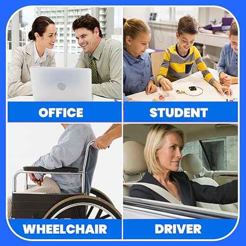 Cooling Gel Seat Cushion for Long Sitting ? Breathable Honey Comb Design Absorbs Pressure Points, Durable Gel Cushion for Office Chair, Car, Wheelchair, Home, & Travel ? Pain Relief & Posture Support