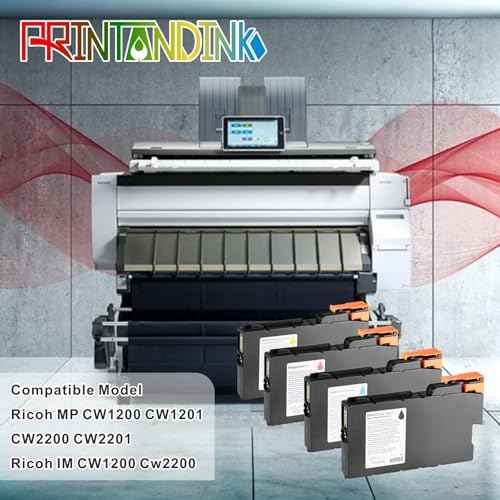 CW2200 100ML Cyan 841721 Ink Cartridges Compatible for Ricoh Gestetner/Lanier/Savin MP CW2200 CW2201 CW1200 CW1201 IM CW2200 1200 OEM Ink